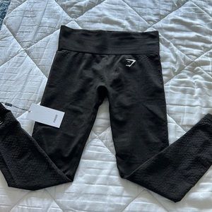Gymshark Vital Seamless leggings- Black Marl size small